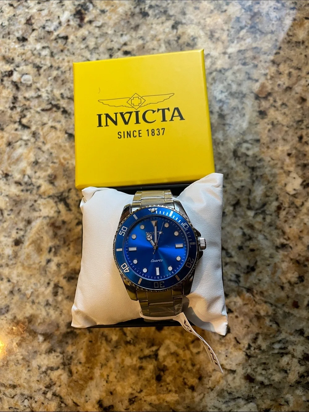 Invicta Pro Diver Men's Blue Dial Stainless Steel Watch